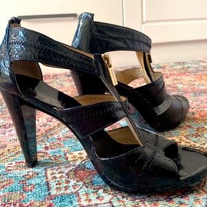 Classy black size 6.5 Michael Kors high heels. Gently worn!
